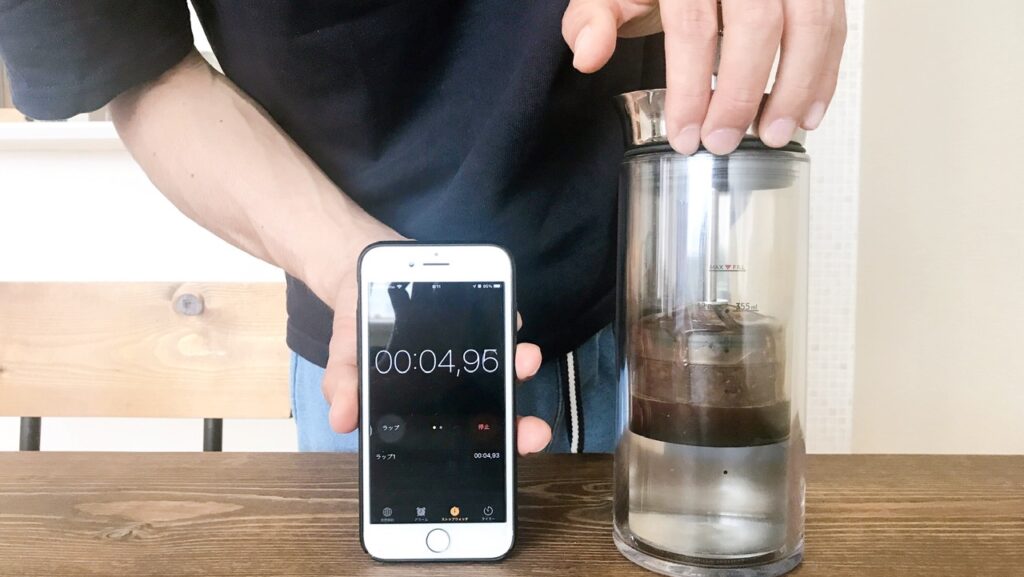 【使い方】アメリカンプレスはフレンチプレスと同じで簡単だった！